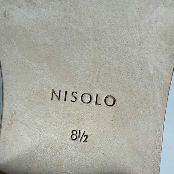 Nisolo Emma D'Orsay Oxford Loafers Shoes Leather Slip On Flats Nutmeg Womens 8.5 - Picture 12 of 13